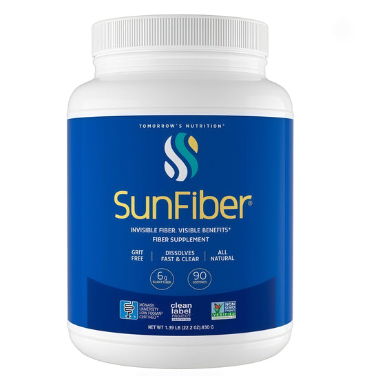 Tomorrow's Nutrition Sunfiber Prebiotic Fiber Supplement, 90 Servings